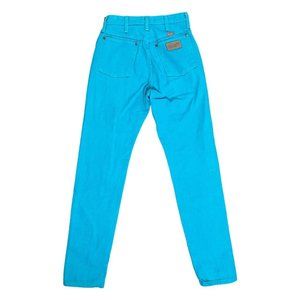 Vintage Aqua Blue Wrangler Western Jeans